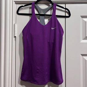 Nike Dri Fit Purple Tank Size Small
